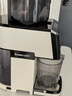 膳魔師（THERMOS）榨汁機原汁機渣汁分離小型國家補貼NFC果汁機家用大口徑全自動多功能好清洗水果蔬菜大容量打汁機 【大屏AI變頻鮮榨】月光白 曬單實拍圖