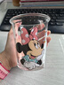 迪士尼(Disney)玻璃杯反口杯星星米奇高顏值正版杯子女生水杯 米妮反口杯 350ml 曬單實(shí)拍圖
