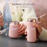 MOMOCONCEPT咖啡杯櫻花迷你保溫杯女士高顏值momo可愛便攜小容量水杯200ml 曬單實拍圖