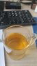 青蘋(píng)果耐熱玻璃杯6只裝 高硼硅玻璃可加熱圍爐煮茶帶把水杯泡茶杯牛奶杯 曬單實(shí)拍圖