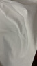 森馬（Semir）短袖t恤女涼感抗菌正肩修身2025夏顯瘦V領(lǐng)白色打底衫109325100002 曬單實(shí)拍圖