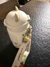 蘇泊爾（SUPOR）兒童保溫杯男女孩學(xué)生水杯水壺316L不銹鋼便攜吸管杯大容量學(xué)飲杯 【背帶款-杯口可換】椰奶白 500ml 曬單實(shí)拍圖