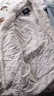 森馬（Semir）牛仔外套女拼接仿兔毛翻領(lǐng)寬松潮流港風(fēng)冬季落肩夾棉夾克復(fù)古 牛仔淺黃泥染80331 M 曬單實(shí)拍圖