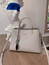 ANYSMIC奢侈高檔品牌包包女包真皮2025新款女包感手提斜挎包大容量單肩包 米白色 曬單實(shí)拍圖