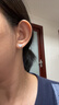 唯一（Winy）999純銀耳釘送老婆媽媽生日禮物女生輕奢小眾高級感感耳環(huán)飾 曬單實(shí)拍圖