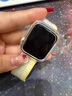 兜兜格適用蘋(píng)果iwatchS10手表殼ultra2透明s10半包applewatch9/8/7代保護套46mm簡(jiǎn)約42MM防摔49星光男女 綠色 10代【46mm】送水凝膜 曬單實(shí)拍圖