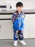 G.DUCKKIDS小黃鴨品牌聯(lián)名奧特曼兒童衣服男童套裝秋季2024新款童裝男孩秋裝 拼色奧特曼拼接眼鏡【春秋款】 120 尺碼5~6歲【110-120cm】cm 曬單實拍圖