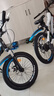 永久（FOREVER） 兒童自行車(chē)6-10歲自行車(chē)兒童單車(chē)兒童自行車(chē)小孩自行車(chē)兒童山地 高配藍|6速+輻條輪+后貨架+禮包 18寸【適用身高120-150cm】 曬單實(shí)拍圖