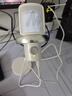 閃克 麥克風電腦無線收音麥游戲直播唱歌k歌錄音降噪AI變音手機話筒臺式桌面麥克風Horcus同款閃客dm40 DM40Pro白-配送雙支架(Horcus同款) 曬單實拍圖