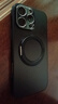 IM-CHEN【360°旋轉(zhuǎn)支架magsafe】適用蘋果14pro手機(jī)殼 iphone14pro保護(hù)套 磁吸充電防摔磨砂硅膠男女-黑 曬單實(shí)拍圖