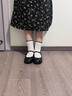 妙侶洛可可復古法式瑪麗珍小皮鞋女鞋春秋學(xué)院風(fēng)淺口蝴蝶結單鞋英倫風(fēng) 黑色 PU 單里【現貨】 38 曬單實(shí)拍圖