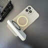 夢想可嘉適用蘋果13promax手機(jī)殼 iphone13promax保護(hù)套全包防摔Magsafe磁吸液態(tài)硅膠支點(diǎn)防摔超薄 鈦原色 曬單實(shí)拍圖