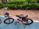 優(yōu)貝（RoyalBaby）兒童自行車小孩單車男女童車腳踏車山地車 3-6-7-10歲小皇冠 粉色 16寸（輔輪+腳撐） 曬單實拍圖