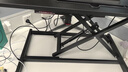 代斯克升降電腦桌升降架站立式工作臺辦公站立式氣動電腦支架辦公書桌 豪華氣動無極升降—黑色80cm 曬單實拍圖