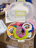 babycare嬰幼兒手搖鈴玩具0-1歲新生兒趣味安撫牙膠玩具牙膠搖鈴艾格白 曬單實(shí)拍圖