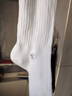 耐克（NIKE）速干 中筒 訓練襪子(3雙)  EVERYDAY LIGHTWEIGHT SX7676-100 M 曬單實拍圖