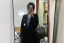 FOX.G女士外套女款風(fēng)衣女裝秋季新款衣服2025時(shí)尚款中長(cháng)款百搭休閑風(fēng) 黑色長(cháng)款風(fēng)衣外套【春秋薄款】 S 【建議110斤以?xún)取?曬單實(shí)拍圖
