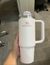 STANLEY巨無霸吸管杯水杯杯子大容量不銹鋼保溫杯887ML-米白色七夕禮物 曬單實(shí)拍圖