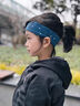 KKN兒童運動籃球發(fā)帶吸汗速干瑜伽頭巾護額頭男童女童跑步透氣可反光 蒂芙尼深藍(lán) 均碼（頭圍48-60CM） 曬單實拍圖