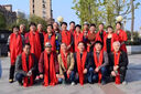 中國紅年會圍巾定制logo刺繡大紅圍巾女冬季純色圍脖披肩圖案印字 寬版大化纖(210g) 曬單實(shí)拍圖