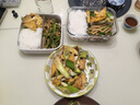 滿(mǎn)朝佳三麗鷗玻璃飯盒微波爐加熱保鮮碗上班族三分隔便當盒凱蒂貓1000ML 曬單實(shí)拍圖