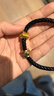 周生生黃金轉運珠足金Charme XL 酷黑貔貅蝙蝠鎖子紋串珠 定價(jià)單顆 鎖子紋93841C 曬單實(shí)拍圖