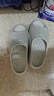 準者運動(dòng)拖鞋男天際1夏季防水防滑軟彈涼鞋室內外穿厚底涉水一字拖鞋 倉灰色 【抑菌防臭軟彈 小鯊魚(yú)】 43 曬單實(shí)拍圖