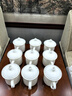 陶相惠陶瓷茶杯帶蓋水杯骨瓷開(kāi)會(huì )杯子400ml辦公會(huì )議杯10只套裝定制印字 曬單實(shí)拍圖
