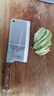 菜刀刀具家用切片刀廚房切菜切肉鋒利斬切兩用刀陽(yáng)江十八子作手工 升級款 木柄斬切刀 1把 曬單實(shí)拍圖