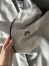 NBASHOES-NIKE風(fēng)行者外套春秋新款男女夾克套裝運(yùn)動重磅外套連帽健身情侶 耐克7922風(fēng)行者灰色 XL 建議150-170斤 曬單實拍圖