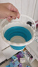 畫(huà)室必備洗筆筒兒童趕海玩具垂釣折疊小水桶洗車(chē)戶(hù)外便攜硅膠水桶 大號折疊桶顏色隨機發(fā) 曬單實(shí)拍圖