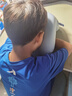 可韻（CORY）午睡枕小學(xué)生抱枕兒童趴睡枕頭便攜午覺(jué)成人辦公室午休神器 蘭 曬單實(shí)拍圖