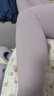 鴨鴨（YAYA）【鵝絨天絲】保暖內衣女秋冬德絨加熱羊毛防靜電秋衣秋褲打底套裝 曬單實(shí)拍圖