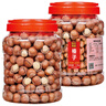 松川良品 東北開(kāi)口大榛子1200g/罐裝 每日堅果休閑零食品鋪子實(shí)惠裝新年貨 曬單實(shí)拍圖