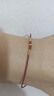 央創(chuàng  )時(shí)尚【中國黃金】紅繩手鏈女轉運珠銀925平安手繩腳鏈生日禮物送女友 曬單實(shí)拍圖