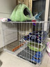 逄小寵貓籠折疊貓籠子大號貓別墅加粗加密雙層貓舍貓窩寵物貓咪用品家用 黑70*52*59cm【適合7斤內貓貓】 【折疊免安裝】豪華雙層/帶廁所 加粗加密/真材實(shí)料 曬單實(shí)拍圖