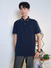 Tommy Hilfiger美國Tommy Hilfiger湯米男士美式POLO衫翻領(lǐng)短袖清倉 藏藍色帶邊 常規 L 170-185cm/75-85kg 曬單實(shí)拍圖