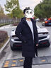 KURIOS冬季男士羽絨服中長(cháng)款加厚保暖2025新款長(cháng)款大碼外套中年爸爸男裝 大氣黑色-可拆卸帽 厚款 M 170 【120斤以?xún)取?曬單實(shí)拍圖
