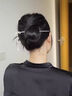 菲霓絲緣足銀s999如意祥云發(fā)簪女宮廷中國風(fēng)旗袍漢服純銀實(shí)心簪子生日禮物 足銀999四月牡丹發(fā)簪【幸福圓滿 曬單實(shí)拍圖