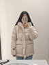 高梵黑金鵝絨服女王5.0五格25年新款女士泡芙冬季羽絨服 鉑金5號 S 曬單實(shí)拍圖