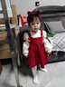 G.DUCKKIDS小黃鴨女童連衣裙春秋款兒童公主裙女寶寶周歲紅禮服裙子女孩衣服 普通發(fā)箍款 90 尺碼1~2歲【 80-90cm】 曬單實(shí)拍圖