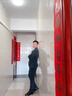花花公子西服男士套裝潮流韓版修身英倫新郎結婚禮服商務(wù)職業(yè)黑色休閑西裝 1深灰色紋理9905西服+西褲+馬甲配白襯衫 2XL 54/145斤穿 曬單實(shí)拍圖
