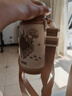 膳魔師保溫杯兒童開(kāi)學(xué)必備吸管杯小學(xué)生水杯哈利波特大容量水壺550ml棕 曬單實(shí)拍圖