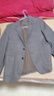 紅豆【含羊毛】西服男士春秋季休閑商務(wù)中青年單西裝外套上衣爸爸工裝 曬單實(shí)拍圖