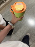 SZTAA保溫杯高顏值咖啡杯便攜男女水杯316不銹鋼可樂(lè )杯大容量保冷杯子 奇趣青草綠450ml【長(cháng)效保溫】 曬單實(shí)拍圖
