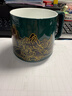 叁旬千里江山溫感變色水杯高檔陶瓷茶杯馬克杯家用中式辦公室咖啡杯子 千里江山_溫感水杯【墨綠】 曬單實(shí)拍圖