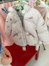 巴拉巴拉嬰兒鵝絨羽絨服男童冬季2024女童短款外套保暖萌趣潮208424107223 曬單實(shí)拍圖