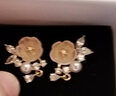 玖維婭  JIUVIA山茶花耳釘女 S925銀氣質(zhì)高級感花朵耳環(huán)國風(fēng)適合秋冬的時(shí)尚耳飾 山茶花耳釘s925銀【禮盒裝】 曬單實(shí)拍圖