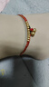中國黃金（CHINA GOLD）好柿蓮蓮黃金腳鏈女足金腳環(huán)七夕情人節(jié)禮物送女友老婆生日實用 足金柿柿如意蓮蓬腳鏈 曬單實拍圖