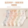 浪莎（LangSha）月子襪產(chǎn)后襪子春秋季中長(cháng)筒薄款孕婦襪松口純棉產(chǎn)婦專(zhuān)用 曬單實(shí)拍圖